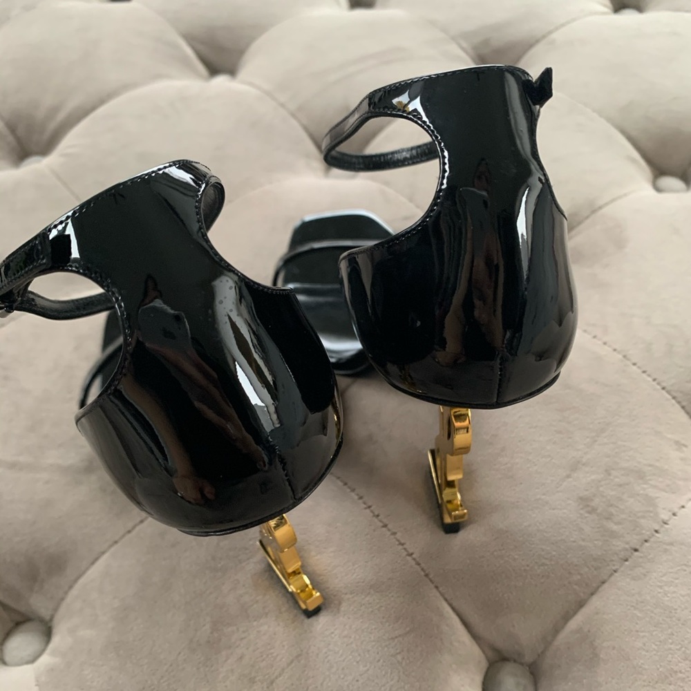 🚫⛔️SOLD⛔️🚫Saint Laurent Opyum Logo-Heel sandals - Picture 13 of 15